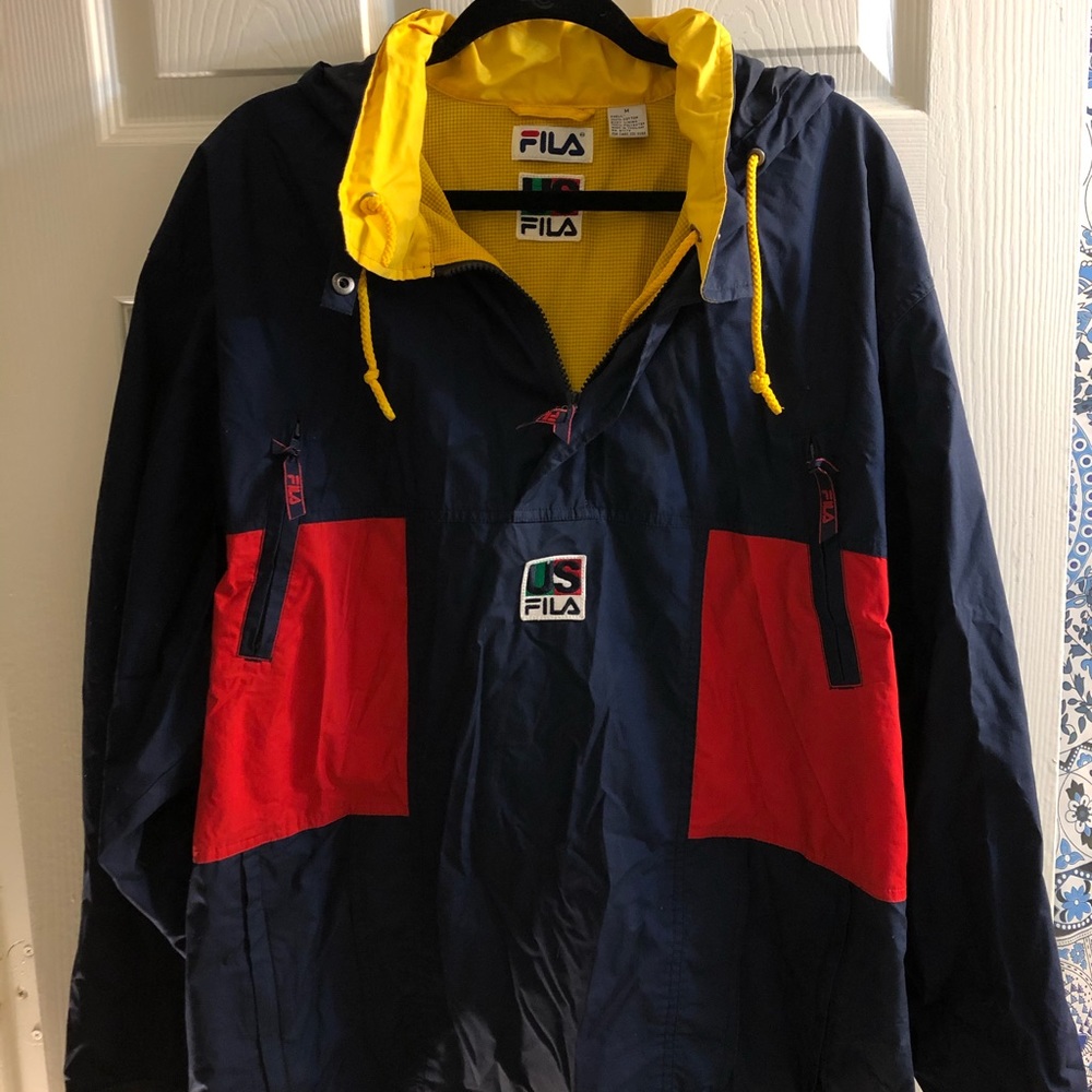 FILA pullover rain jacket!